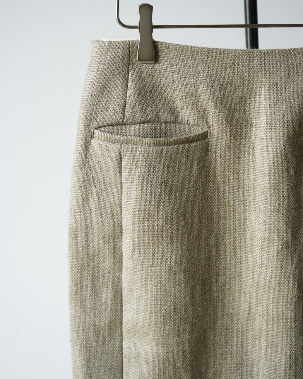 HEAVY LINEN SKIRT