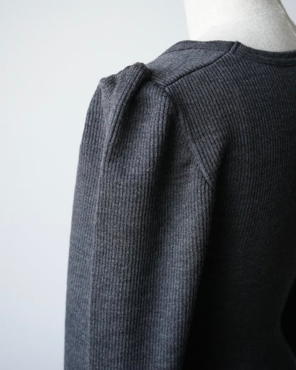 RIB STITCH U-NECK UNDERWEAR