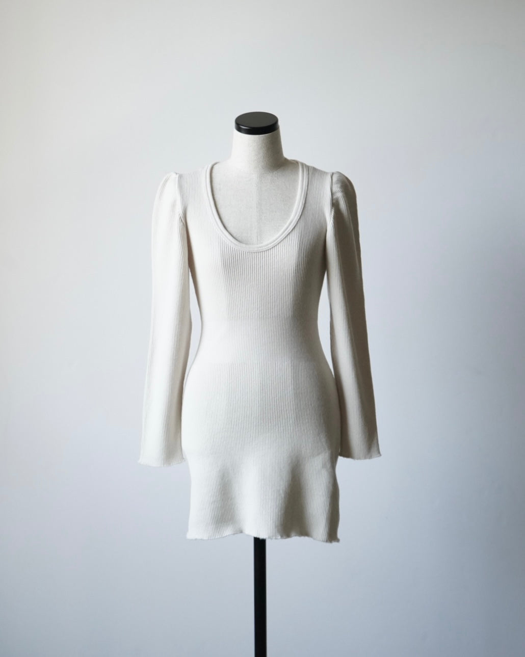RIB STITCH U-NECK UNDERWEAR