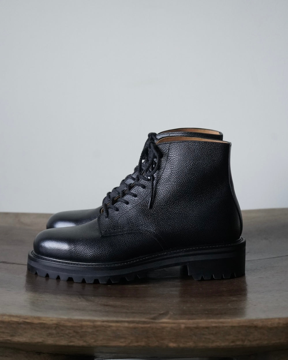 Lace-up Shoes in Grain leather