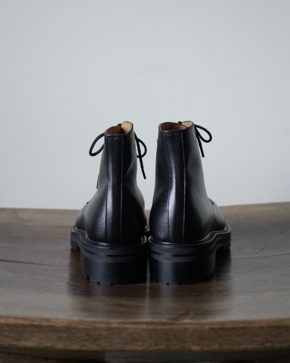 Lace-up Shoes in Grain leather