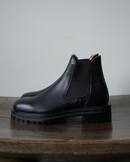 Side Gore Boots in Grain Leather