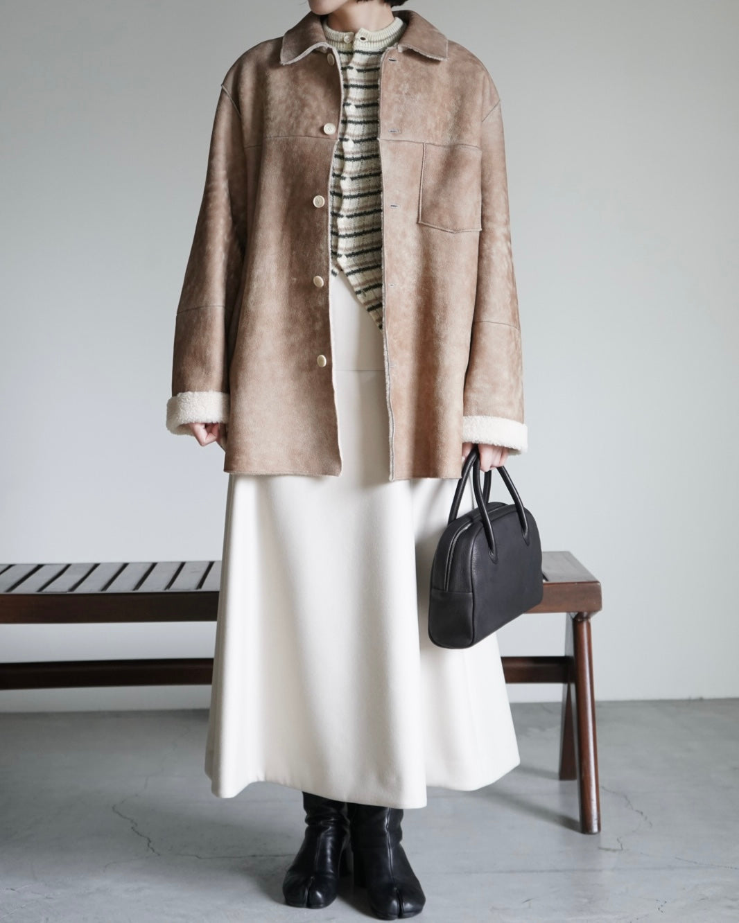 LIGHT MELTON SKIRT