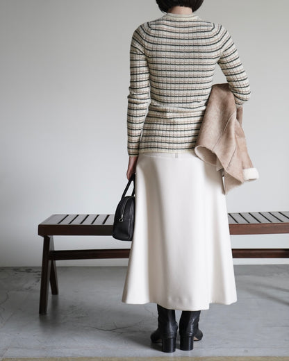 LIGHT MELTON SKIRT