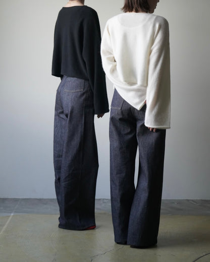 CASHMERE BATEAU NECK PULLOVER