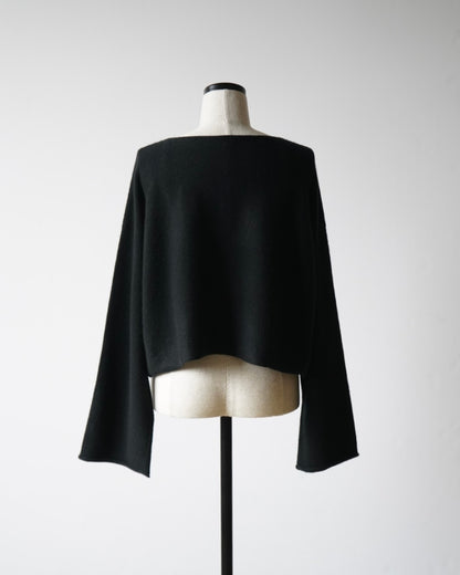 CASHMERE BATEAU NECK PULLOVER