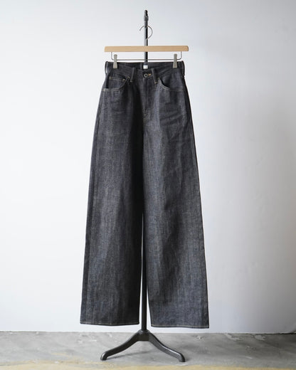 WIDE STRAIGHT DENIM TROUSERS