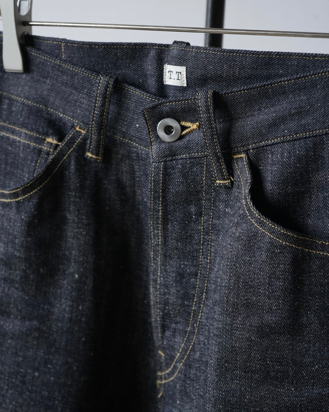 WIDE STRAIGHT DENIM TROUSERS