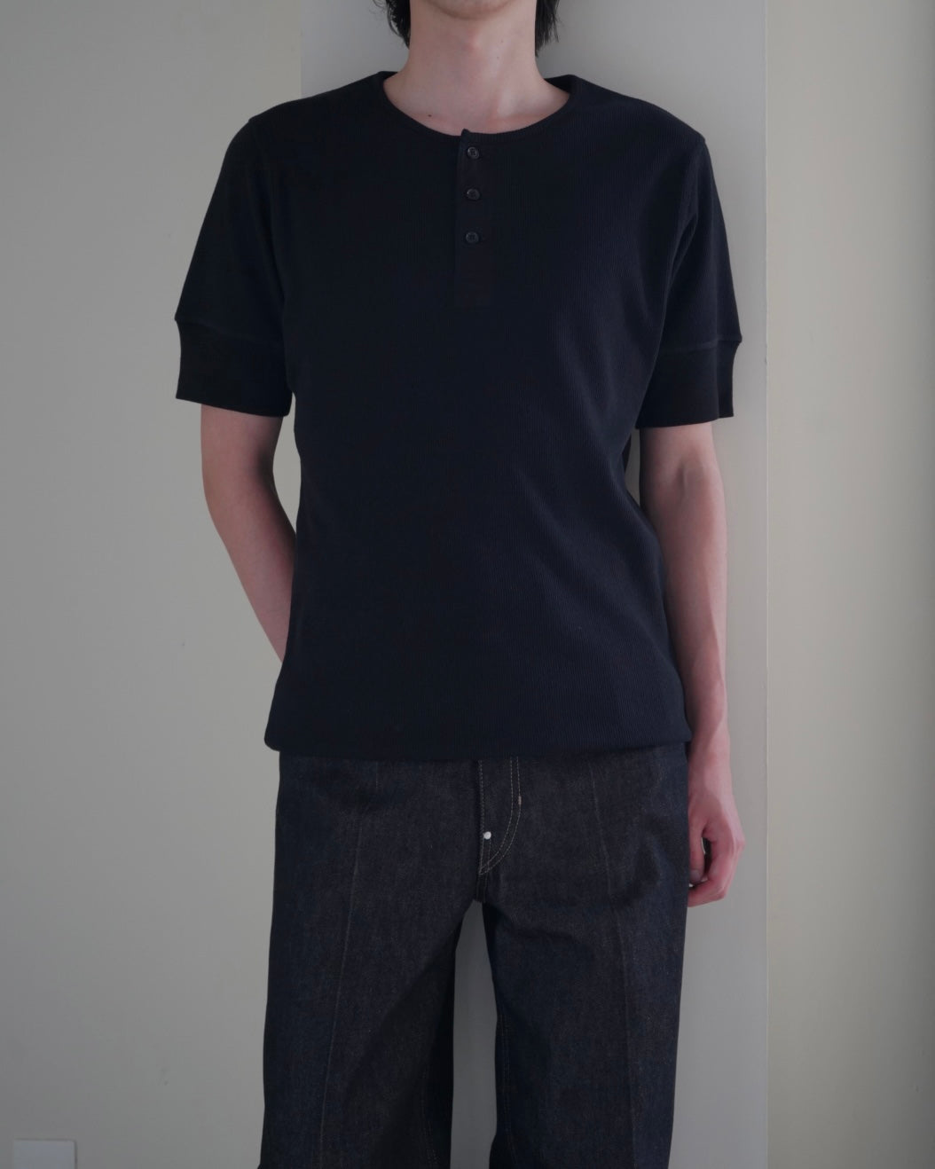 RIB HENLEY TOP
