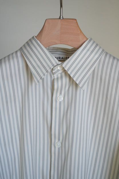 COTTON SILK STRIPE SHIRT