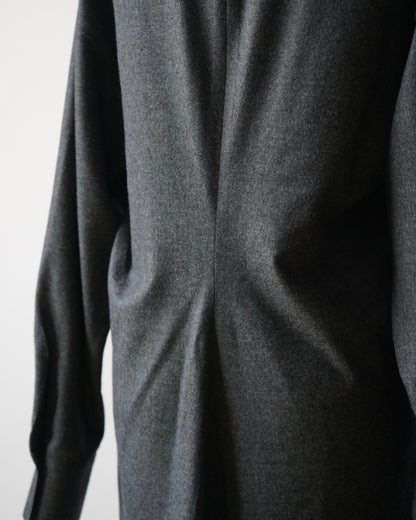 SUPER LIGHT WOOL SHIRT DRESS