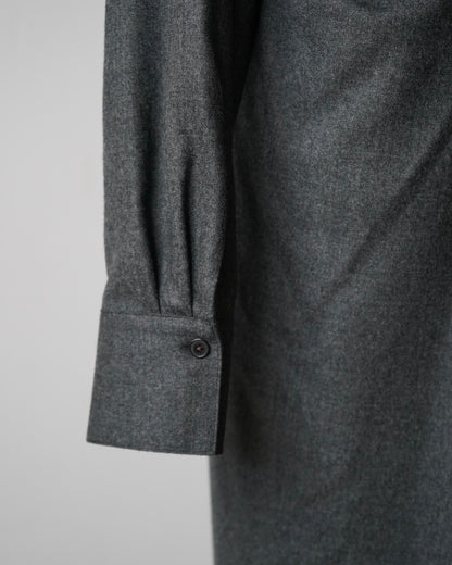 SUPER LIGHT WOOL SHIRT DRESS