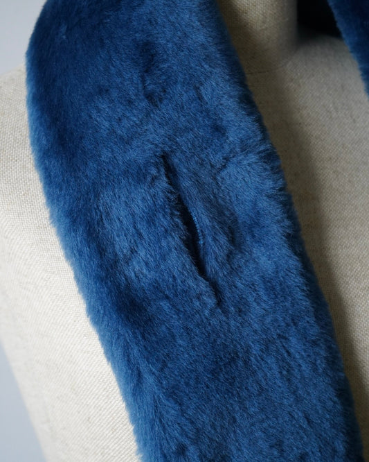 STRAIGHT MERINO MOUTON FUR STOLE