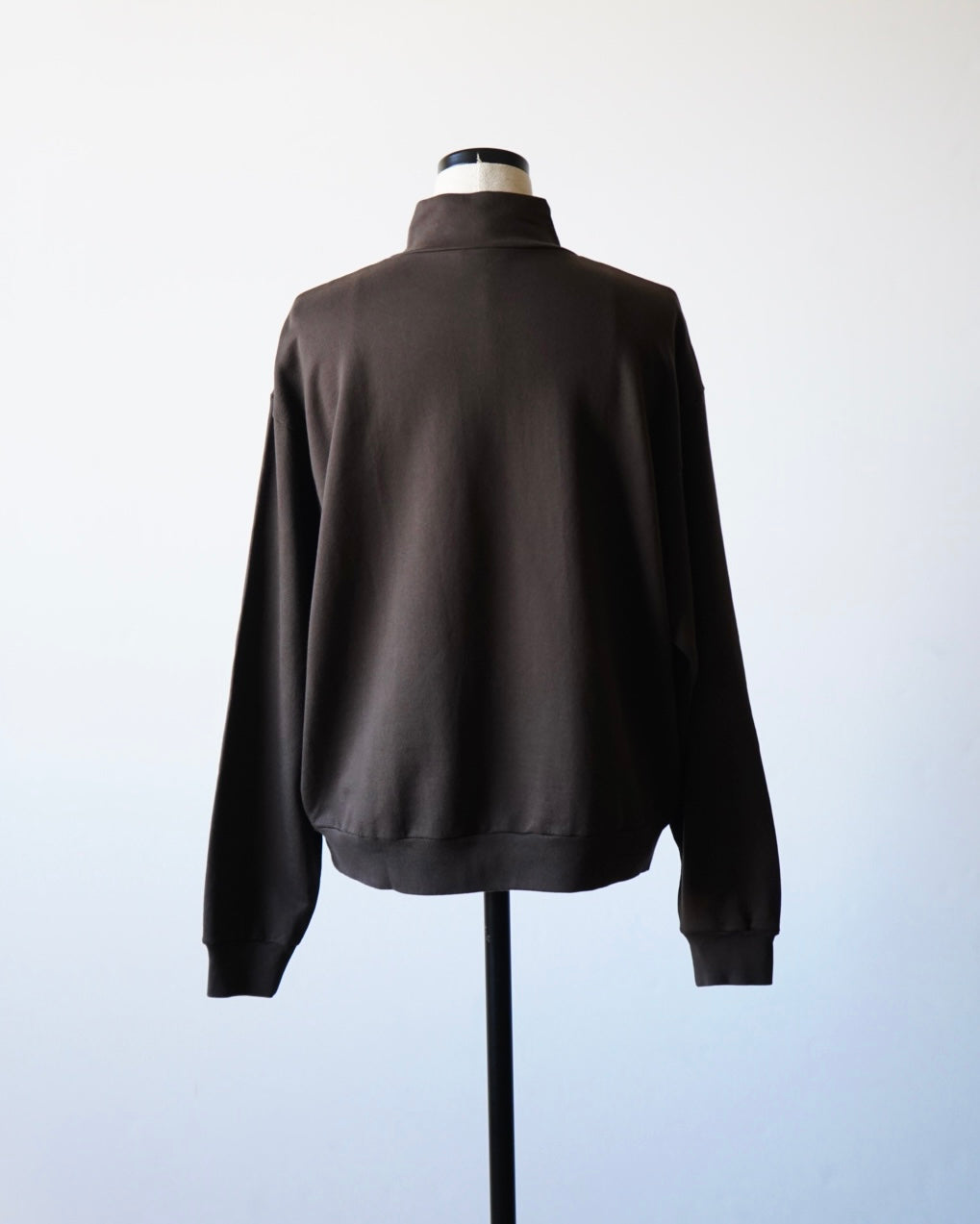 SUPER HIGH GAUGE SWEAT HALF ZIP P/O