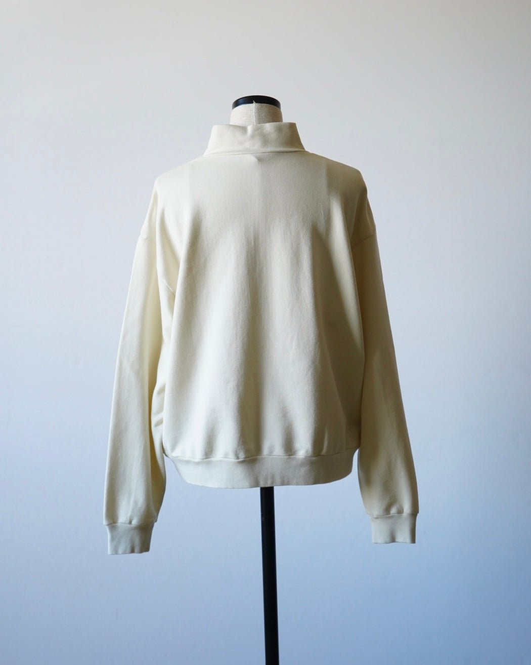 SUPER HIGH GAUGE SWEAT HALF ZIP P/O