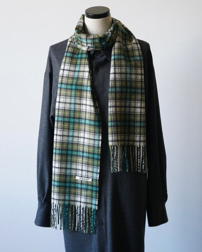 CASHMERE CHECK LONG STOLE