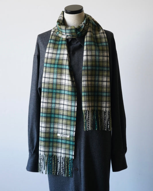 CASHMERE CHECK LONG STOLE