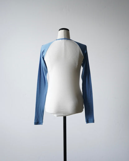 SUPER HIGH GAUGE SHEER RIB RAGLAN P/O