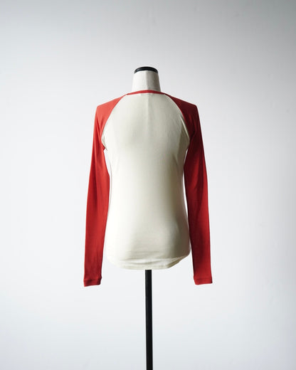 SUPER HIGH GAUGE SHEER RIB RAGLAN P/O
