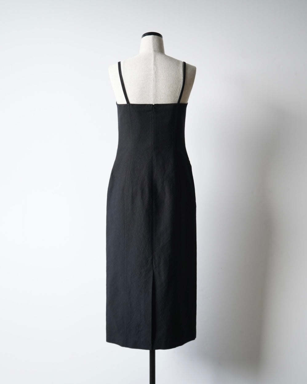 WOOL COTTON LINEN OX CAMISOLE DRESS