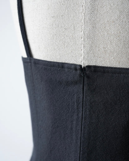 WOOL COTTON LINEN OX CAMISOLE DRESS