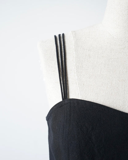 WOOL COTTON LINEN OX CAMISOLE DRESS