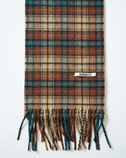 CASHMERE CHECK LONG STOLE