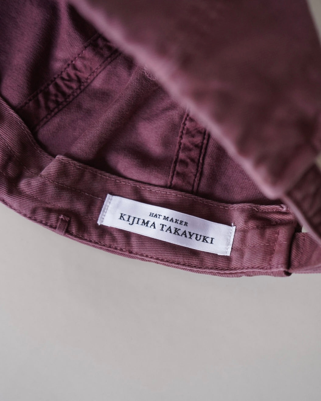 GARMENT-DYED FINX CHINO CAP MADE BY KIJIMA TAKAYUKI