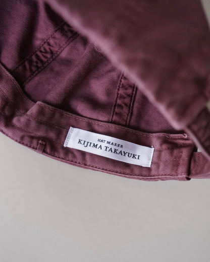 GARMENT-DYED FINX CHINO CAP MADE BY KIJIMA TAKAYUKI