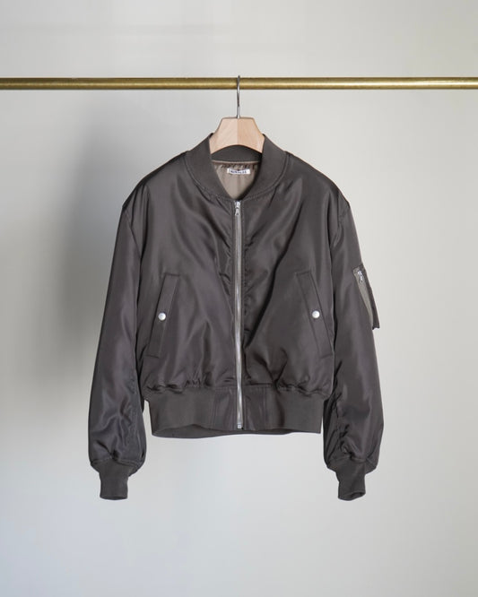 HIGH DENSITY SILK TWILL FLIGHT BLOUSON