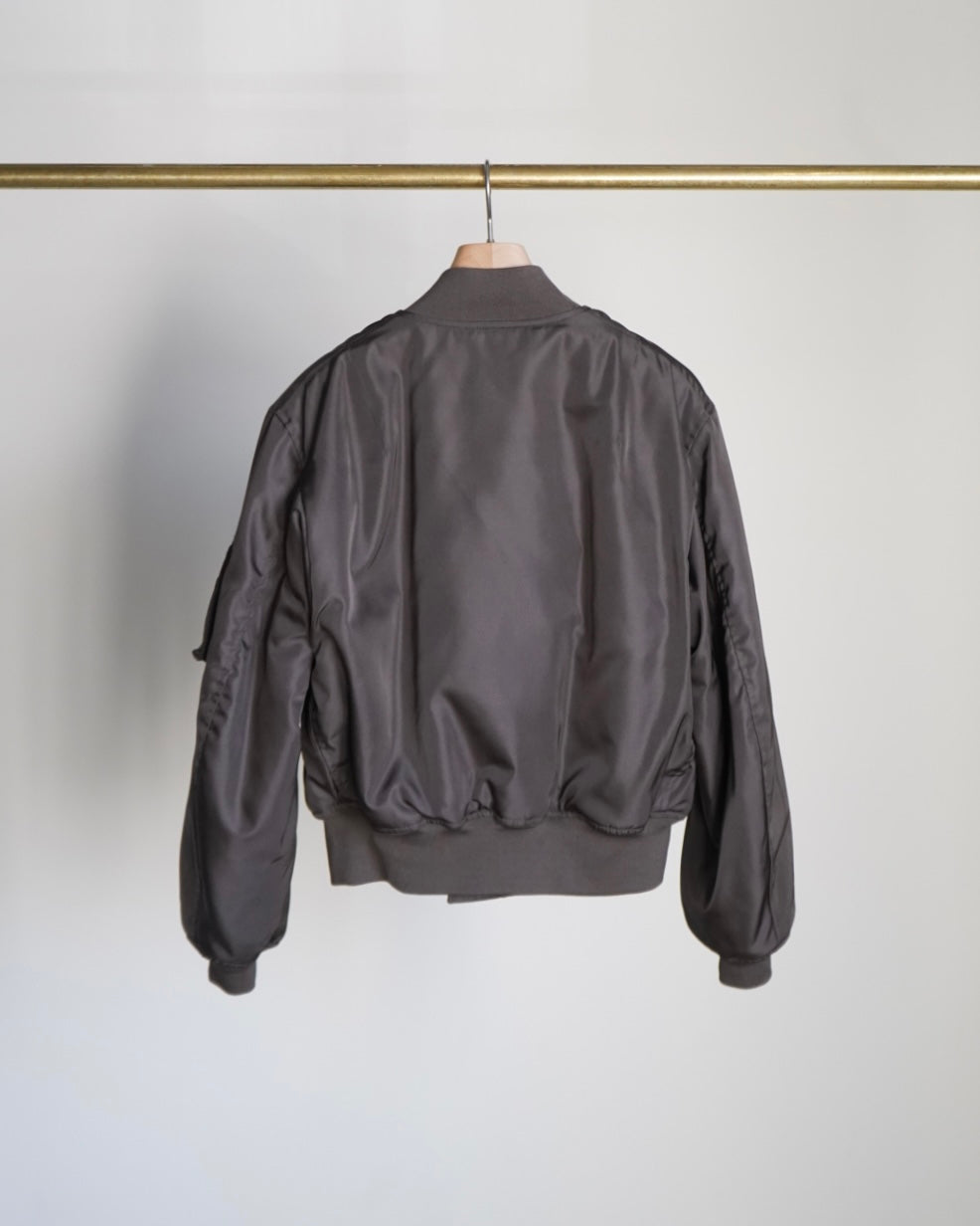 HIGH DENSITY SILK TWILL FLIGHT BLOUSON