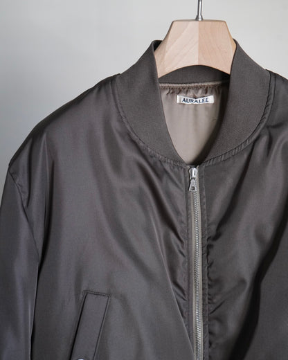HIGH DENSITY SILK TWILL FLIGHT BLOUSON