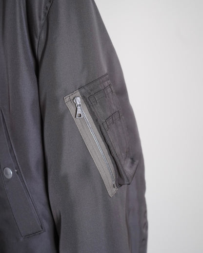 HIGH DENSITY SILK TWILL FLIGHT BLOUSON