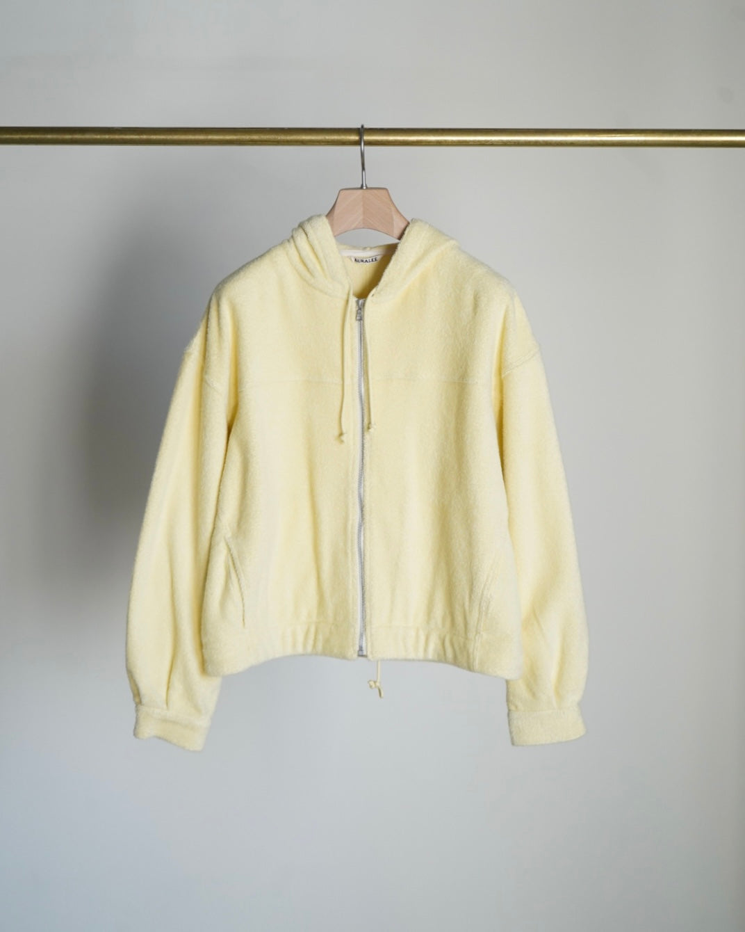 COTTON NYLON PILE ZIP PARKA