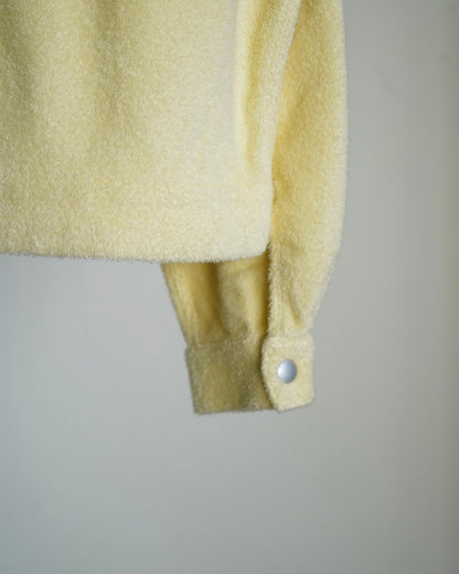 COTTON NYLON PILE ZIP PARKA