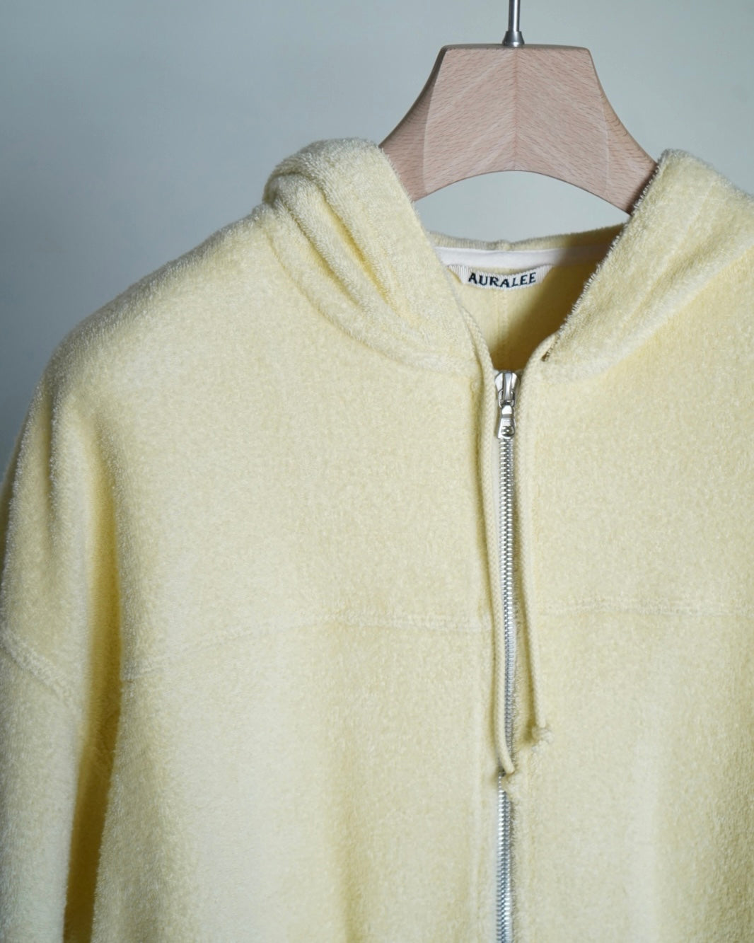 COTTON NYLON PILE ZIP PARKA