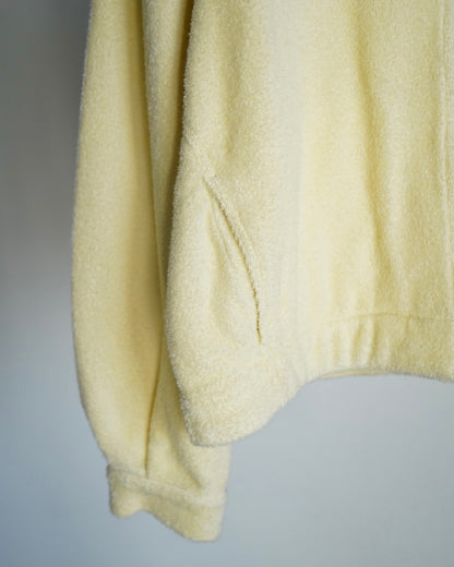 COTTON NYLON PILE ZIP PARKA