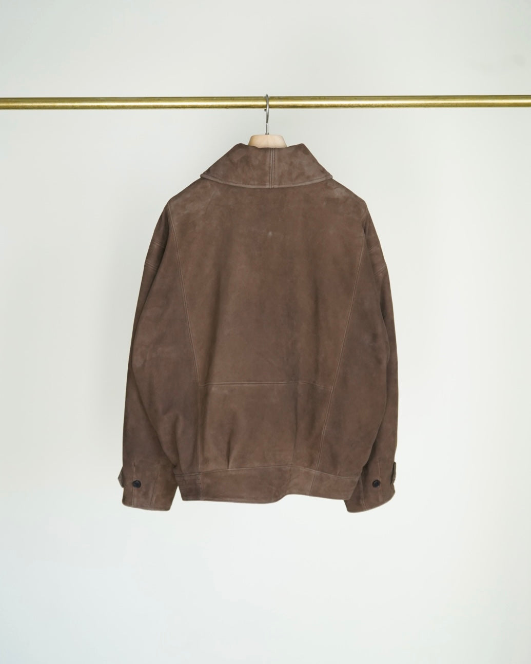 SILKY GRAIN SUEDE BLOUSON