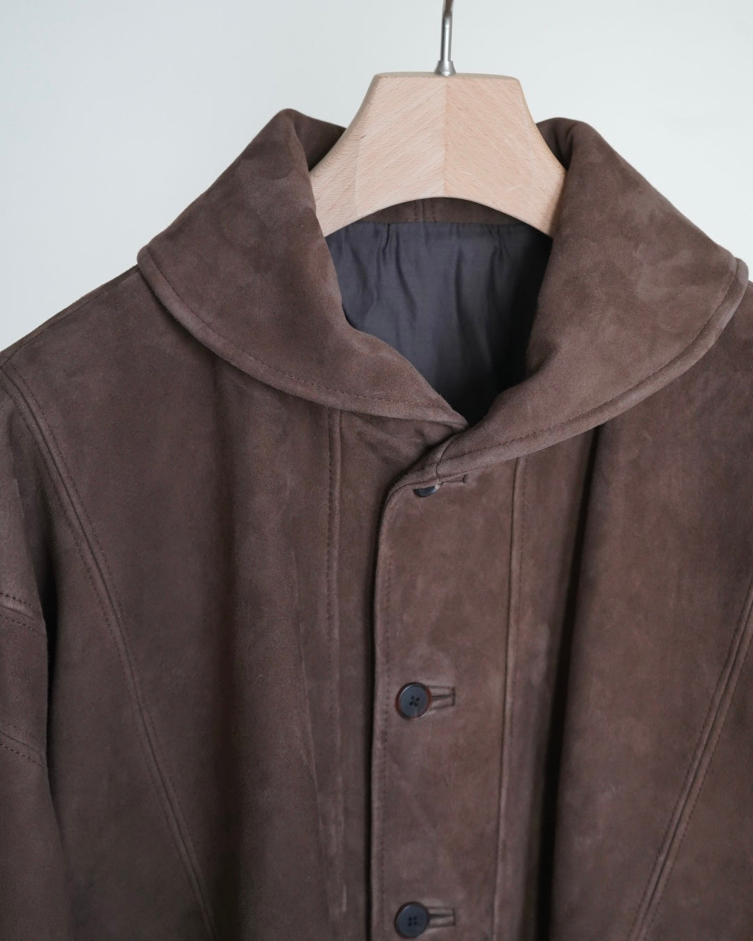 SILKY GRAIN SUEDE BLOUSON