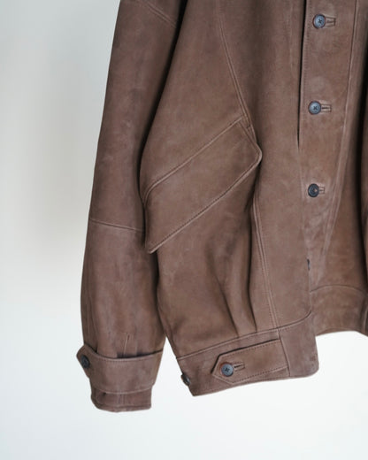SILKY GRAIN SUEDE BLOUSON