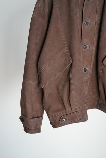 SILKY GRAIN SUEDE BLOUSON