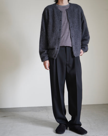 SOFT SMOOTH WOOL STRIPE JERSEY L/S TEE