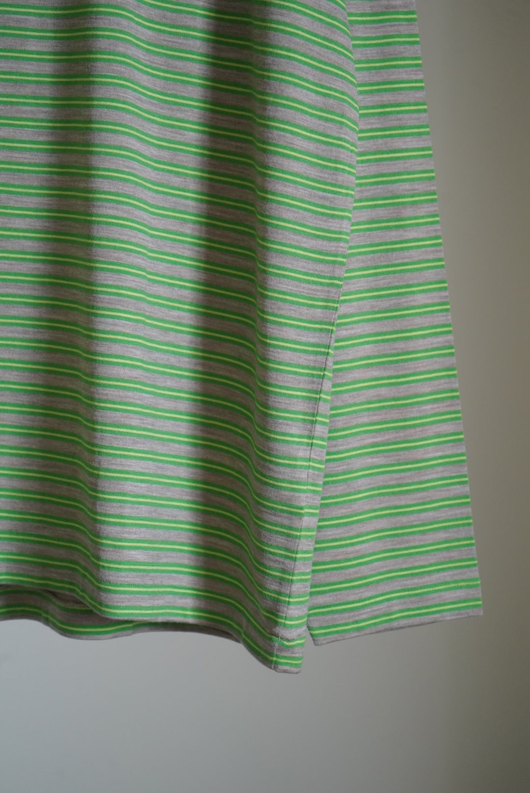 SOFT SMOOTH WOOL STRIPE JERSEY L/S TEE