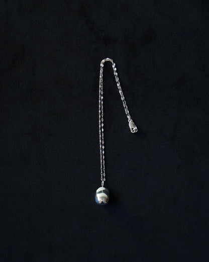 SILVER PEARL NECKLACE