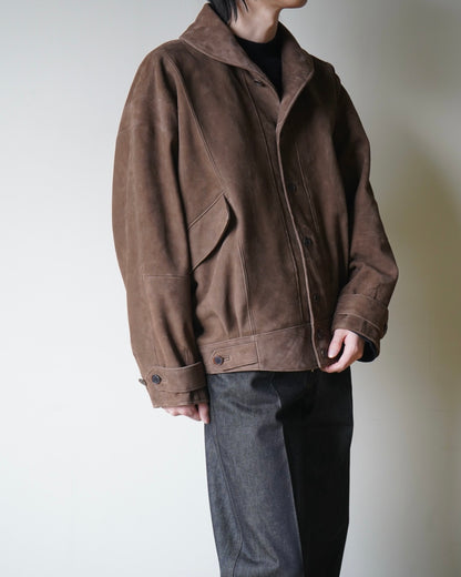 SILKY GRAIN SUEDE BLOUSON