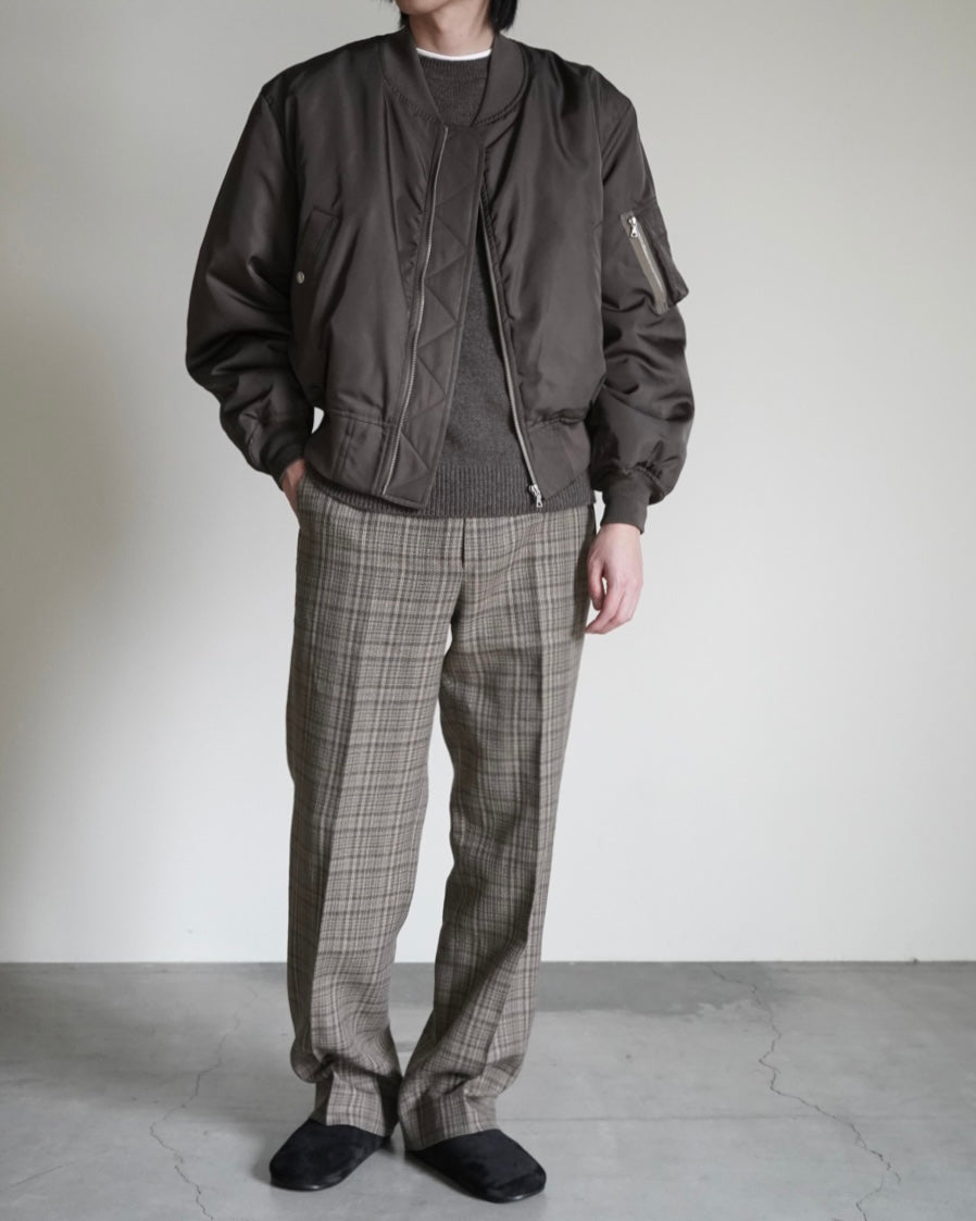 HIGH DENSITY SILK TWILL FLIGHT BLOUSON