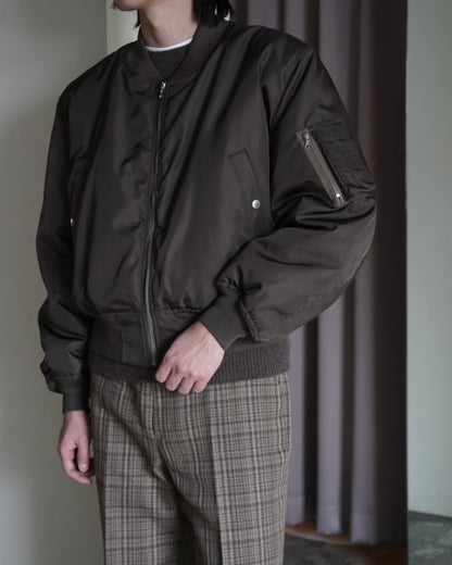 HIGH DENSITY SILK TWILL FLIGHT BLOUSON