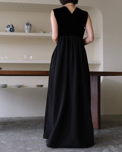 VELVET MAXI DRESS