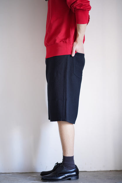 SILK NEP DENIM 5P WIDE SHORTS