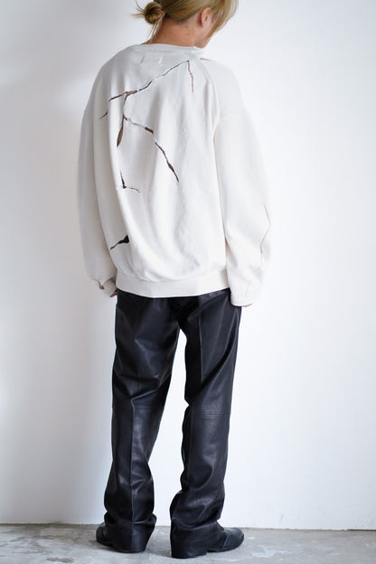 CRACKED EGG KNIT PULLOVER